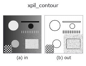xpil_contour: input → output