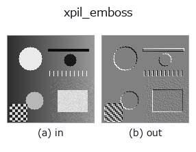 xpil_emboss: input → output
