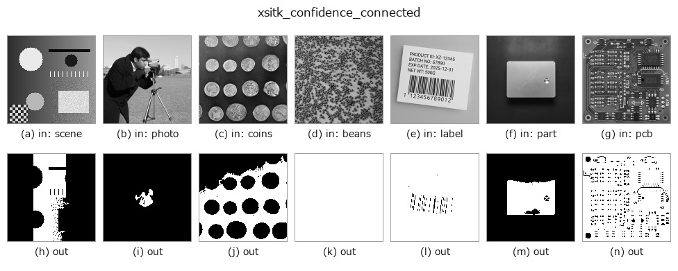 xsitk_confidence_connected: other inputs