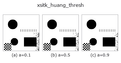 xsitk_huang_thresh: knob a sweep