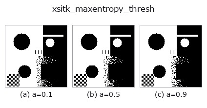xsitk_maxentropy_thresh: knob a sweep