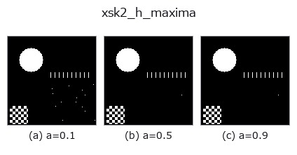 xsk2_h_maxima: knob a sweep