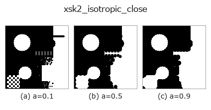 xsk2_isotropic_close: knob a sweep