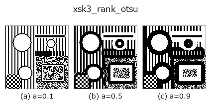 xsk3_rank_otsu: knob a sweep