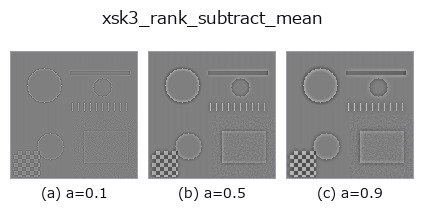 xsk3_rank_subtract_mean: knob a sweep