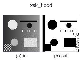 xsk_flood: input → output