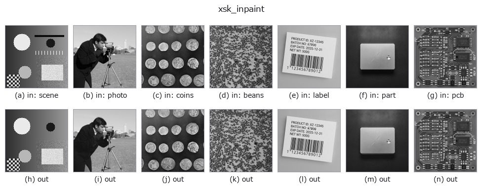 xsk_inpaint: other inputs