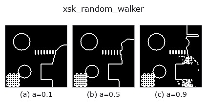 xsk_random_walker: knob a sweep
