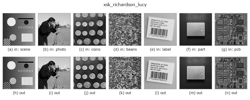 xsk_richardson_lucy: other inputs