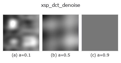 xsp_dct_denoise: knob a sweep